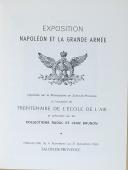Photo 2 : BRUNON (Jean et Raoul) - " Exposition, Napoléon et la Grande Armée " - Salon-de-Provence - 1965
