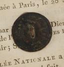 Photo 2 : BOUTON TROUPE DES TROUPES À PIED DE LA GARDE IMPÉRIALE, Premier Empire. 20737-64