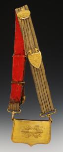 Photo 2 : GIBERNE DES GENDARMES DE LA MAISON MILITAIRE DU ROI, modèle 1814, Restauration. 30020