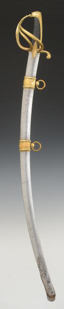 Photo 2 : SABRE D'OFFICIER DE CAVALERIE LÉGÈRE, Premier Empire. 32548