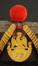 Photo 2 : SHAKO DU COLONEL LOUIS GAY, GRENADIER DU 79ème RÉGIMENT D'INFANTERIE, Premier Empire (1809-1814). 30550