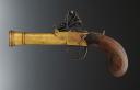Photo 3 : PISTOLET ANGLAIS DE MARINE À SILEX, Premier tiers du XIXème siècle. 29572R