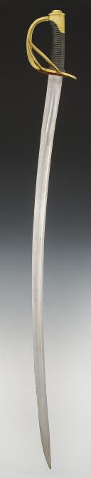 Photo 3 : LIGHT CAVALRY TROOP SABER, 1961 model, Fifth Republic. 33196-1