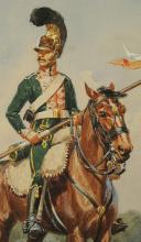 Photo 4 : ROUSSELOT Lucien, CHEVAU-LÉGER, 3ème régiment, PREMIER EMPIRE 1812.