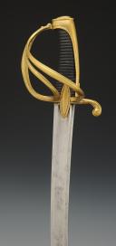 Photo 4 : SABRE D'OFFICIER DE CAVALERIE LÉGÈRE, Premier Empire. 32548