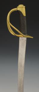 Photo 4 : LIGHT CAVALRY TROOP SABER, 1961 model, Fifth Republic. 33196-1
