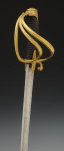 Photo 5 : SABRE D'OFFICIER DE CAVALERIE LÉGÈRE, Premier Empire. 32548