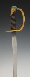 Photo 6 : INFANTRY OFFICER'S SABRE, 1845 model modified during the Third Republic. 30436.