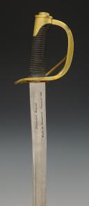 Photo 6 : LIGHT CAVALRY TROOP SABER, 1961 model, Fifth Republic. 33196-1