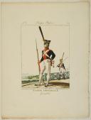 Photo 1 : GENTY : TROUPES RUSSES, PLANCHE 3, GRENADIER  -  GARDE IMPÉRIALE, 1815.