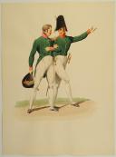 Photo 1 : ROUSSELOT Lucien AQUARELLE ORIGINALE, 1er et 3ème CHEVAU-LÉGER LANCIER, RÉGLEMENT DE 1812 PAR BARDIN.