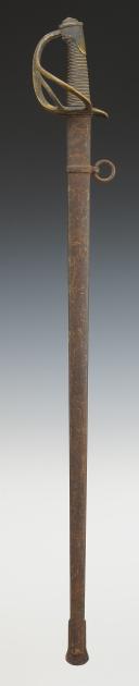 Photo 2 : LIGHT CAVALRY TROOP SABER, model 1822 modified 1883, Third Republic. 28219