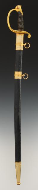 Photo 2 : SABRE D'OFFICIER D'INFANTERIE, modèle 1845, Seconde République. 33174