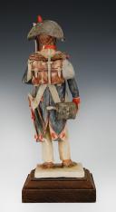 Photo 3 : BERNARD BELLUC, SOLDIER ITALIAN CAMPAIGN INFANTRY TROOP, DIRECTORY, 20th century: faïence figurine. 26680