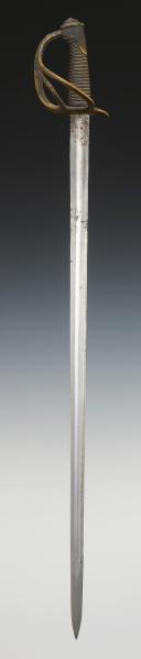 Photo 3 : LIGHT CAVALRY TROOP SABER, model 1822 modified 1883, Third Republic. 28219