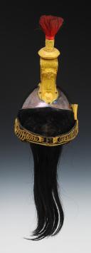 Photo 3 : CASQUE D'OFFICIER DE CUIRASSIERS, modèle 1858, Second Empire. 27026