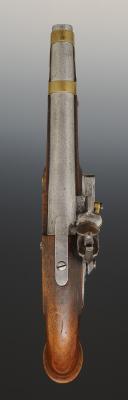 Photo 4 : PISTOLET DES GARDES DU CORPS DE LA MAISON MILITAIRE DU ROI, second modèle 1816, Restauration. 30307