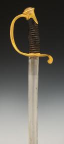 Photo 4 : SABRE D'OFFICIER D'INFANTERIE, modèle 1845, Seconde République. 33174