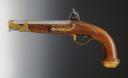 Photo 5 : PISTOLET DES GARDES DU CORPS DE LA MAISON MILITAIRE DU ROI, second modèle 1816, Restauration. 30307