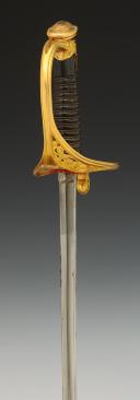 Photo 5 : SABRE D'OFFICIER D'INFANTERIE, modèle 1845, Seconde République. 33174