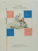 Photo 5 : COLLECTION COMPLÈTE DES DRAPEAUX FAITS DANS LES 60 DISTRICTS DE PARIS, lors de la Révolution du mois de Juillet 178