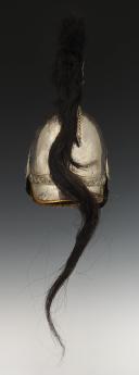Photo 7 : CASQUE DE LA SECONDE COMPAGNIE DE MOUSQUETAIRES DE LA MAISON MILITAIRE DU ROI, DIT MOUSQUETAIRES NOIRS, modèle 1814, Restauration. 29237