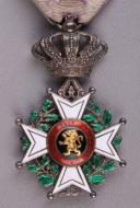 Photo 10 : 94 Étoile de chevalier de Léopold de Belgique. Royaume de Belgique. Fin XIXème siècle