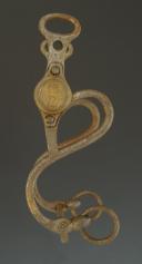 Photo 1 : BRIDLE BIT OF THE 18th REGIMENT OF DRAGONS, model 1853, Second Empire. 5864