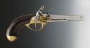 FLINTLOCK CAVALRY PISTOL, 1777 model known as "coffre", first type, Old Monarchy. 29575R
