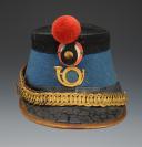 SHAKO DE CHASSEURS À CHEVAL, modèle 1874, Troisième République. 30216