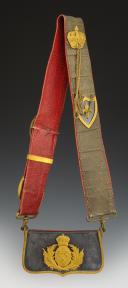 GIBERNE DE CHEVAU-LÉGER DE LA MAISON MILITAIRE DU ROI, modèle 1814, Restauration. 29984