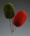 LOT DE DEUX POMPONS POUR SHAKO, Monarchie de Juillet - Deuxième République. 32878