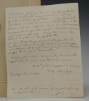 Photo 2 : LETTER FROM LIEUTENANT GENERAL, INSPECTOR OF CAVALRY, BARON MARCELLIN MARBOT TO LIEUTENANT GENERAL BARON GOURGAUD, June 26, 1842. 18999-3