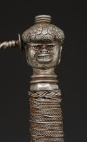 Photo 2 : SPECTACULAIRE RAPIÈRE DE STYLE DIT « À TAZA » EN FER, Seconde moitié du XIXè siècle. 30275