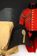 Photo 2 : UNDRESS UNIFORM OF THE GENDARMES OF THE KING'S MILITARY HOUSEHOLD, model 1814, Restoration. 30017(P327)