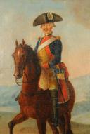 Photo 3 : RÉGIMENT DE COLONEL-GÉNÉRAL DE CAVALERIE 1779 : Huile sur toile, Ancienne Monarchie.