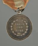 Photo 3 : DÉCORATIONS SUISSES, Médaille de la Fidélité Helvétique, dite "d'Yverdon" ou de "la Réunion Suisse" 1815, en argent, Restauration.