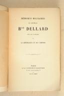 Photo 3 : DELLARD. Mémoires militaires du Baron Dellard.