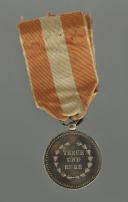 Photo 4 : DÉCORATIONS SUISSES, Médaille de la Fidélité Helvétique, dite "d'Yverdon" ou de "la Réunion Suisse" 1815, en argent, Restauration.