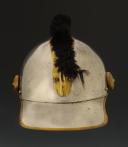 Photo 5 : CASQUE D'ESSAI DU 18ème RÉGIMENT DE CHASSEURS À CHEVAL, modèle du 25 février 1901, dit « casque André », Troisième République (1901-1913). 27162