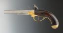 Photo 5 : PISTOLET DE CAVALERIE À SILEX, modèle 1777 dit « à coffre », premier type, Ancienne Monarchie. 29575R