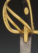 Photo 5 : SABRE TROUPE DE CAVALERIE LÉGÈRE, modèle An XI, Première Restauration. 33173