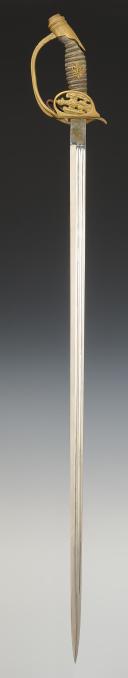 Photo 5 : SABRE D'OFFICIER D'INFANTERIE PRUSSIEN, Règne de Guillaume II. 33214-1