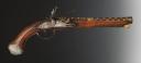 Photo 6 : PAIR OF FLINTLOCK OFFICER PISTOLS SIGNED "BARTOLOMEO", Old Monarchy, 1680-1720. 30096