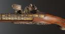 Photo 8 : PAIR OF FLINTLOCK OFFICER PISTOLS SIGNED "BARTOLOMEO", Old Monarchy, 1680-1720. 30096