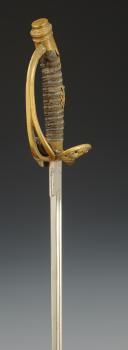 Photo 9 : SABRE D'OFFICIER D'INFANTERIE PRUSSIEN, Règne de Guillaume II. 33214-1