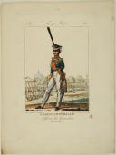 Photo 1 : GENTY : TROUPES RUSSES, PLANCHE 5, OFFICIER DES GRENADIERS EN GRANDE TENUE  -  GARDE IMPÉRIALE, 1815.