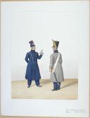 1822. Compagnies de Discipline. Officier, Sergent de Pionniers