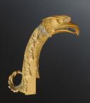 DECORATIVE HANDLE SHAPED AS AN EAGLE HEAD, First Empire Style, 20th Century Production. 30146