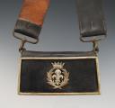 Small uniform cartridge pouch of the Guards of Monsieur, Restoration period. 29997